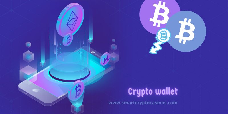 BTC mobile phone crypto-wallet digital money bitcoin casino anonymous